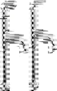 Single Handle Monoblock Bathroom Sink Faucet in Chrome